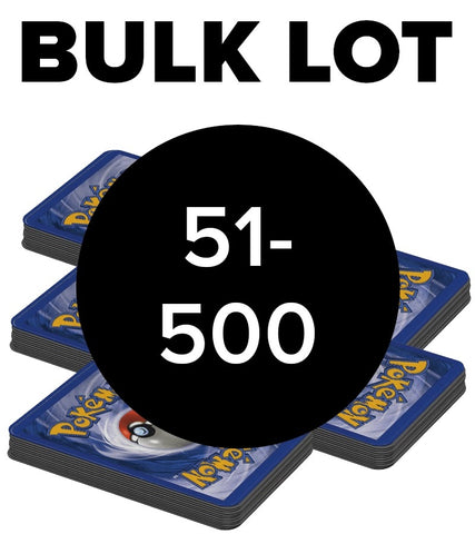 Image for 51 - 500 Pokemon Bulk Card Lot - Bulk Lots