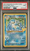 ***MINT 9***2021 POKEMON CELEBRATIONS CLASSIC COLLECTION BLASTOISE-HOLO