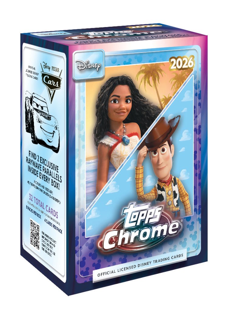 Topps 2026 Disney Chrome Trading Card Value Box