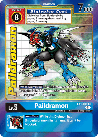 Paildramon [EX1-019] (Alternate Art) [Classic Collection]