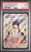 PSA 9 - FA/ELESA'S SPARKLE CROWN ZENITH 2023 POKEMON SWORD AND SHIELD CROWN ZENITH