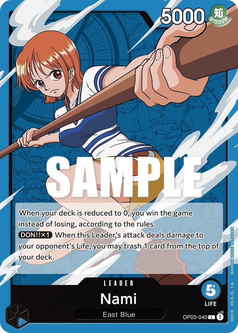 Image for Nami (040) (OP03-040) (Pillars of Strength) (OP03) - One Piece Card Game