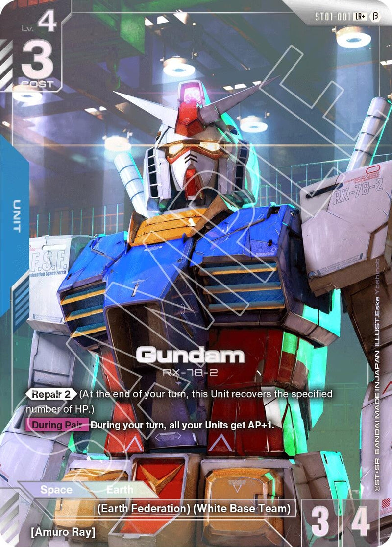 Image for Gundam (LR+) (ST01-001) (Edition Beta) - Gundam Card Game