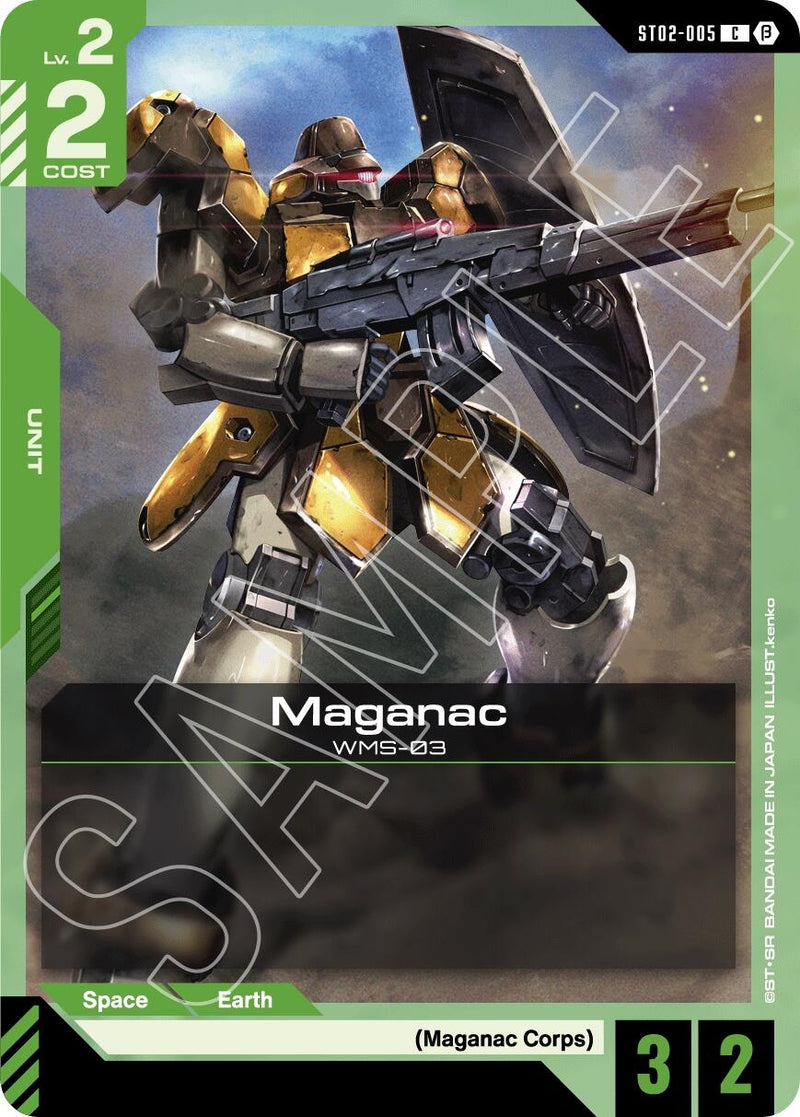 Image for Maganac (ST02-005) (Edition Beta) - Gundam Card Game