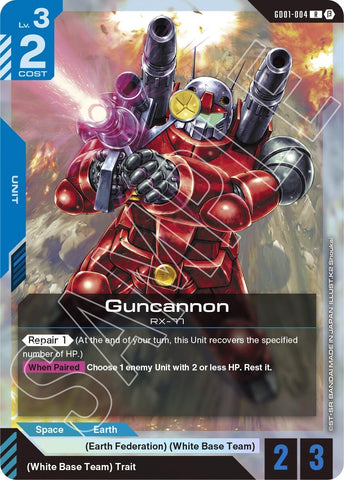 Image for Guncannon (GD01-004) (Edition Beta) - Gundam Card Game