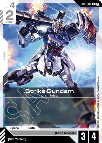 Image for Strike Gundam (GD01-077) (GD01-077) (Edition Beta) - Gundam Card Game