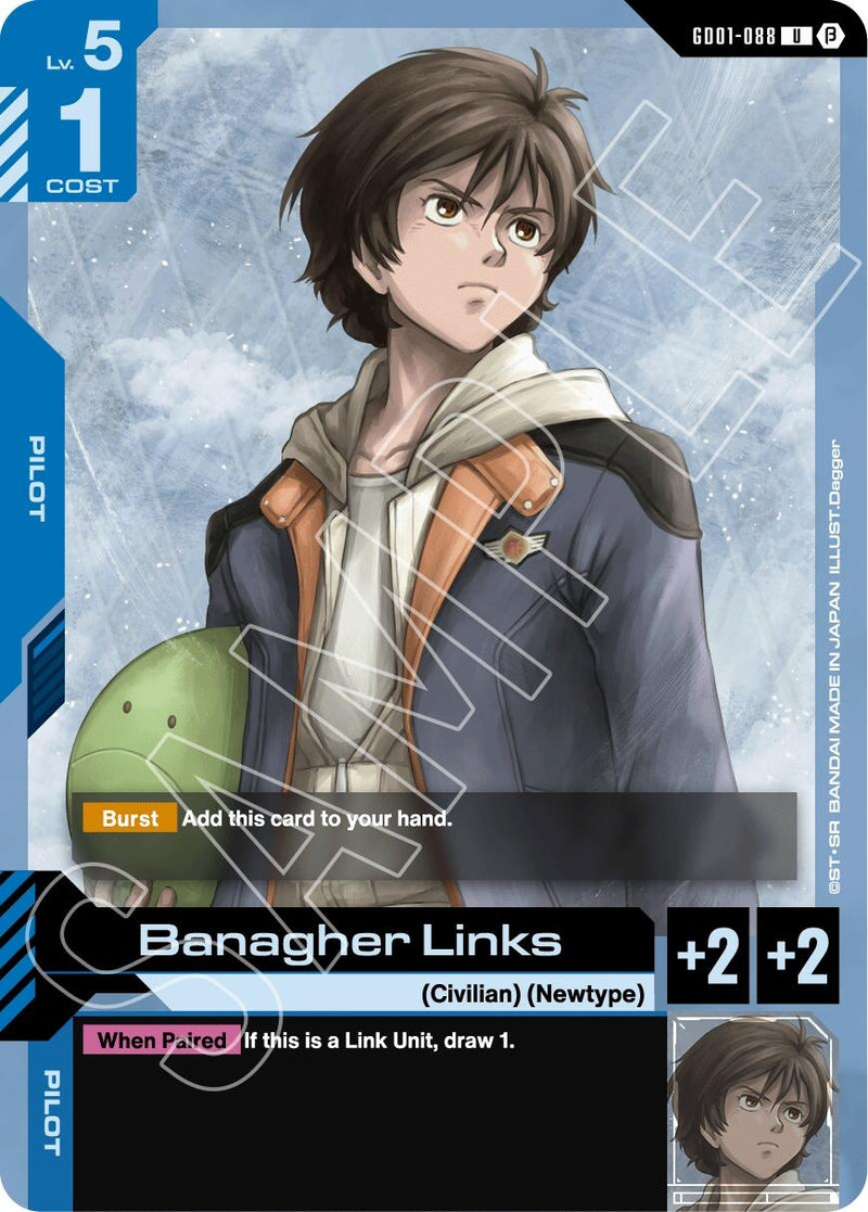 Image for Banagher Links (GD01-088) (Edition Beta) - Gundam Card Game