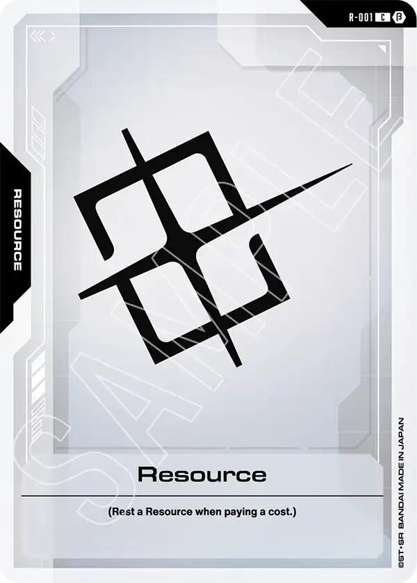 Image for Resource (R-001) (Edition Beta) - Gundam Card Game