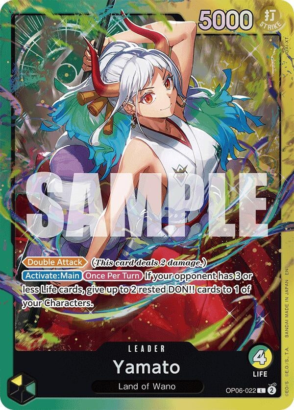 Image for Yamato (OP06-022) (OP06-022) (ST-28: Starter Deck 28 GREEN/YELLOW Yamato) (ST-28) - One Piece Card Game