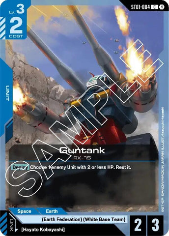 Image for Guntank (ST01-004) (Starter Deck 01: Heroic Beginnings) - Gundam Card Game