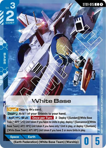 Image for White Base (ST01-015) (Starter Deck 01: Heroic Beginnings) - Gundam Card Game