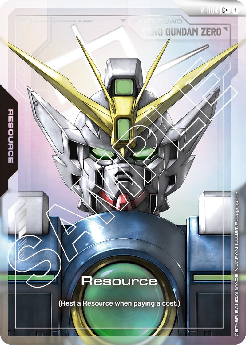 Image for Resource (R-004) (C+) (R-004) (Newtype Rising) - Gundam Card Game