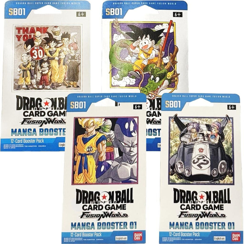 Image for Manga Booster 01 Sleeved Booster Packs [Set of 4] - Dragon Ball Super: Fusion World
