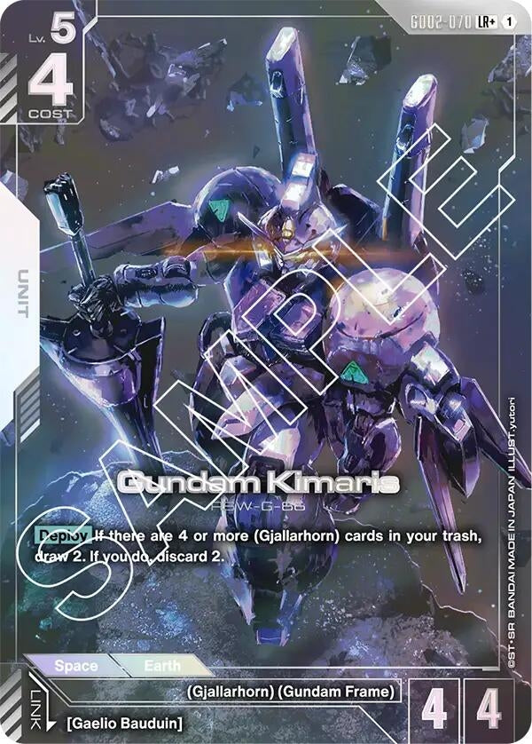 Image for Gundam Kimaris (LR+) (GD02-070) (Dual Impact) - Gundam Card Game