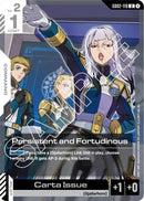 Image for Persistent and Fortudinous (GD02-119) (Dual Impact) - Gundam Card Game