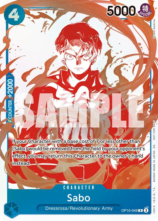 Sabo (OP10-049) (3rd Anniversary Treasure Campaign Pack) [One Piece Promotion Cards]