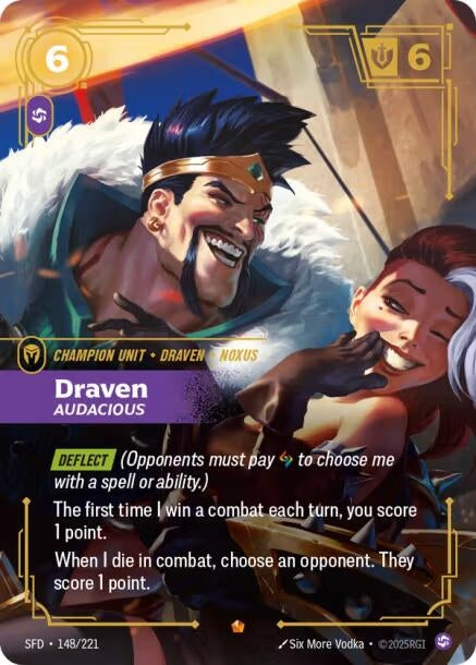 Draven - Audacious (148/221) (Spiritforged)