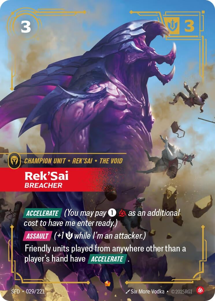 Rek'Sai - Breacher (029/221) (Spiritforged)