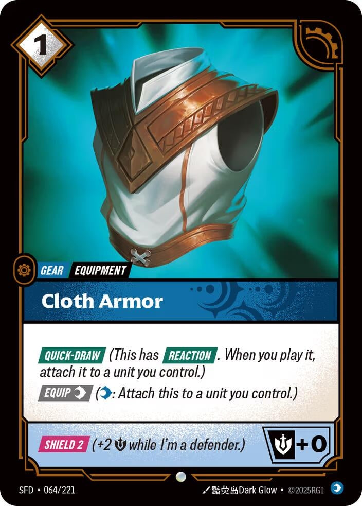 Cloth Armor (064/221) (Spiritforged)