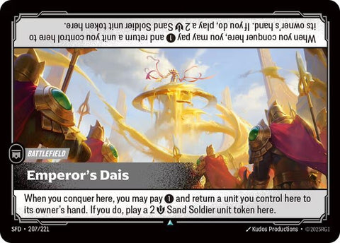 Image for Emperor's Dais (207/221) (Spiritforged) - Riftbound: League of Legends Trading Card Game