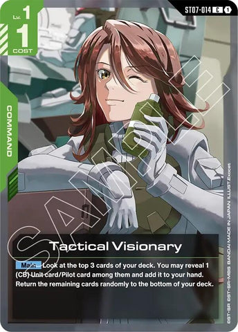 Image for Tactical Visionary (ST07-014) (Starter Deck 07: Celestial Drive) - Gundam Card Game