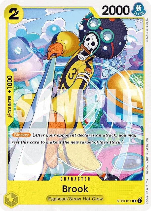 Image for Brook (ST29-011) (ST-29: Starter Deck 29 Egghead) (ST-29) - One Piece Card Game