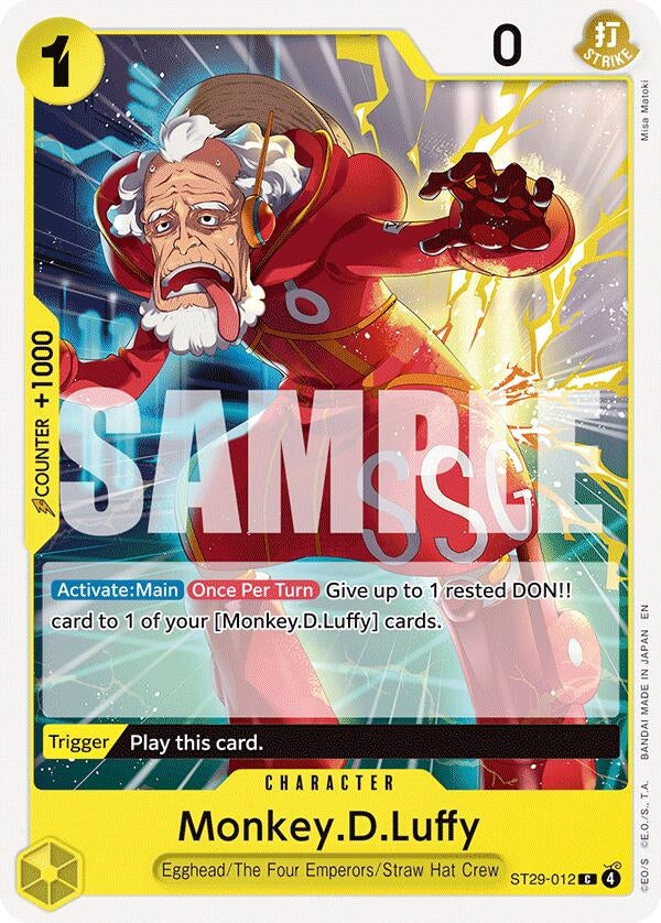 Image for Monkey.D.Luffy (012) (ST29-012) (ST-29: Starter Deck 29 Egghead) (ST-29) - One Piece Card Game