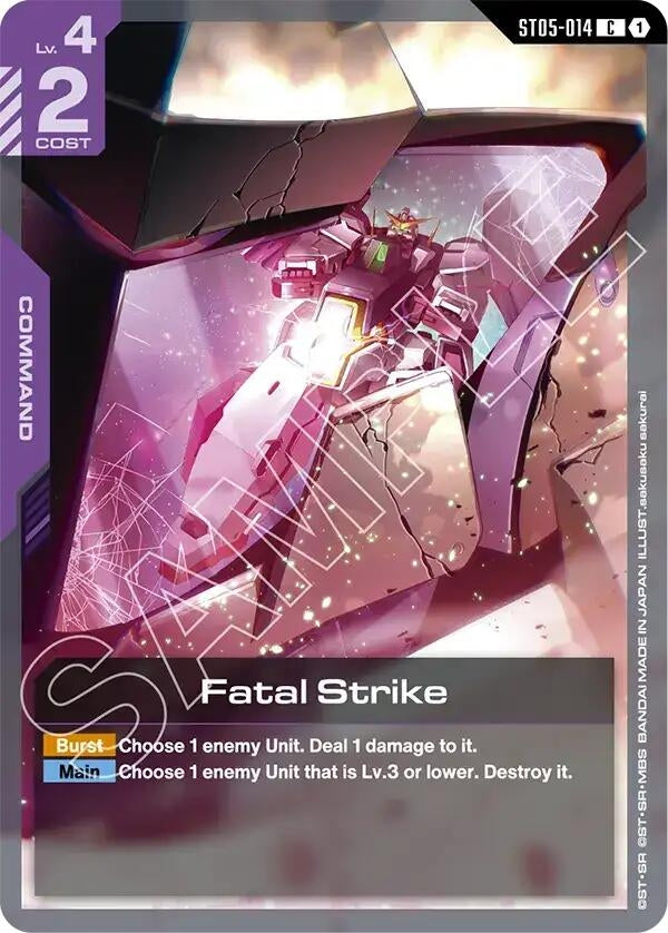 Image for Fatal Strike (ST05-014) (Starter Deck 07: Celestial Drive) - Gundam Card Game