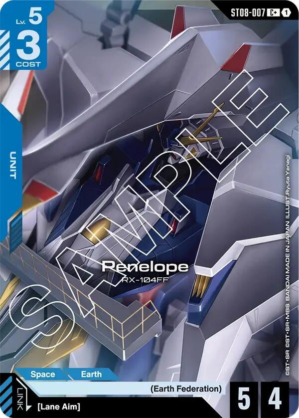 Image for Penelope (ST08-007) (C+) (ST08-007) (Starter Deck 08: Flash of Radiance) - Gundam Card Game