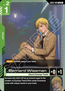 Image for Bernard Wiseman (GD03 Release Event) (GD03-089) (Gundam Promotional Cards) (GCG-PR) - Gundam Card Game