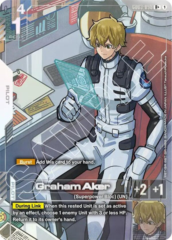 Graham Aker (R+) (GD03-098) (Steel Requiem)