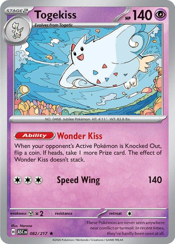 Togekiss (082/217) [Mega Evolution: Ascended Heroes]
