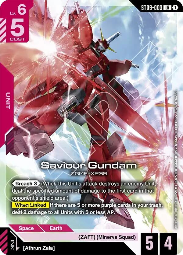 Image for Saviour Gundam (ST09-003) (Starter Deck 09: Destiny Ignition) - Gundam Card Game