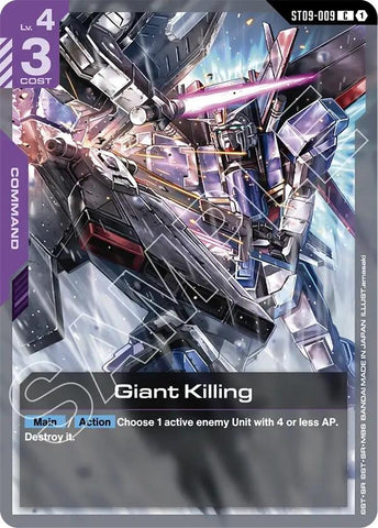 Image for Giant Killing (ST09-009) (Starter Deck 09: Destiny Ignition) - Gundam Card Game