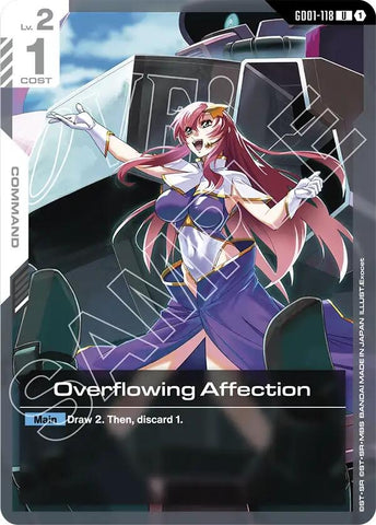 Image for Overflowing Affection (GD01-118) (Starter Deck 09: Destiny Ignition) - Gundam Card Game