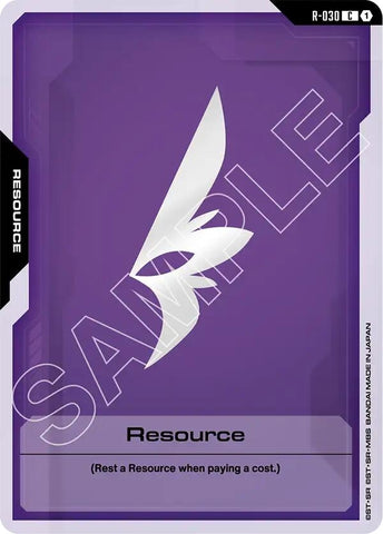 Image for Resource (R-030) (R-030) (Starter Deck 09: Destiny Ignition) - Gundam Card Game