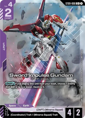 Image for Sword Impulse Gundam (C+) (ST09-006) (Starter Deck 09: Destiny Ignition) - Gundam Card Game