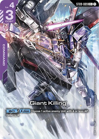 Image for Giant Killing (C+) (ST09-009) (Starter Deck 09: Destiny Ignition) - Gundam Card Game