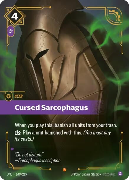 Image for Cursed Sarcophagus (148/219) (Unleashed) - Riftbound: League of Legends Trading Card Game