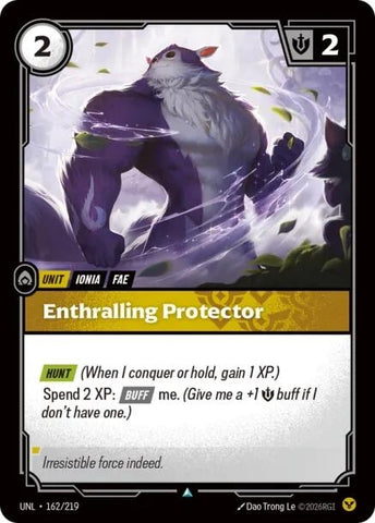 Image for Enthralling Protector (162/219) (Unleashed) - Riftbound: League of Legends Trading Card Game