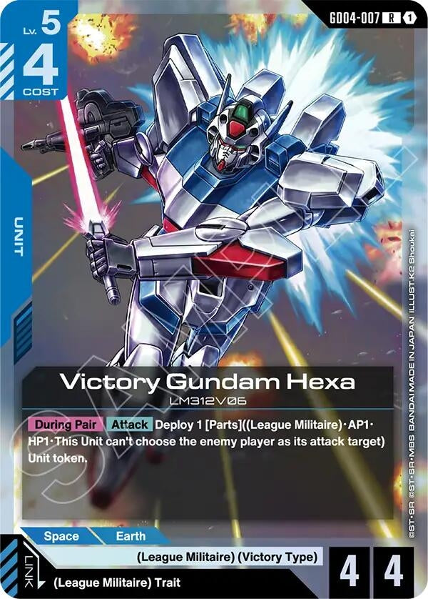 Image for Victory Gundam Hexa (GD04-007) (Phantom Aria) - Gundam Card Game