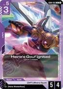 Image for Heine's Gouf Ignited (GD04-055) (Phantom Aria) - Gundam Card Game