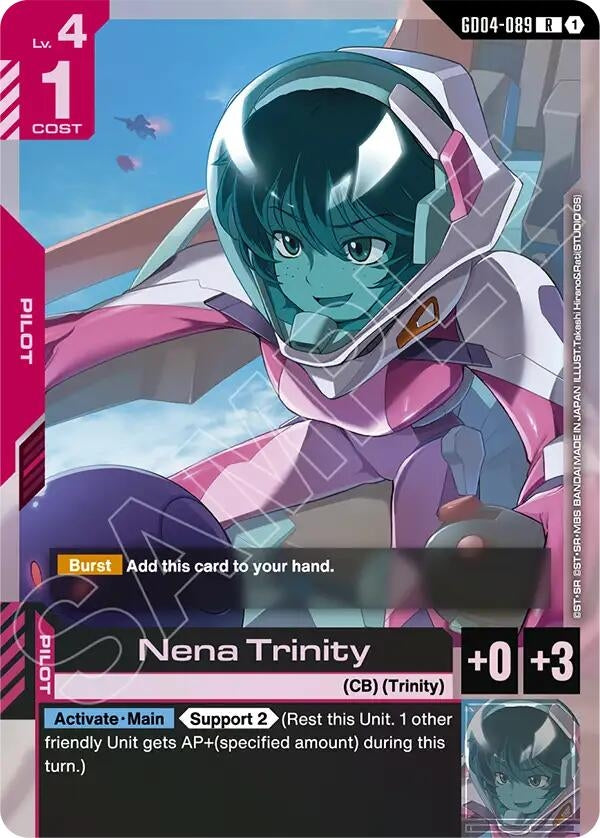 Image for Nena Trinity (GD04-089) (Phantom Aria) - Gundam Card Game