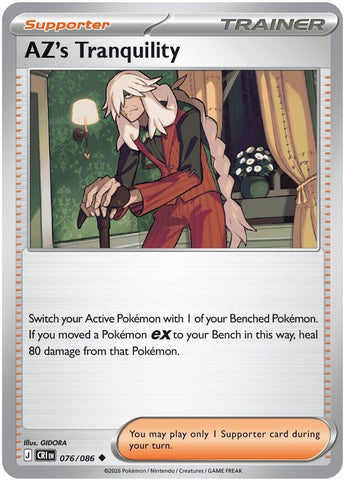 Image for AZ's Tranquility (076/086) (ME04: Chaos Rising) - Pokemon
