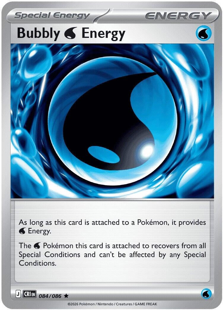 Image for Bubbly W Energy (084/086) (ME04: Chaos Rising) - Pokemon
