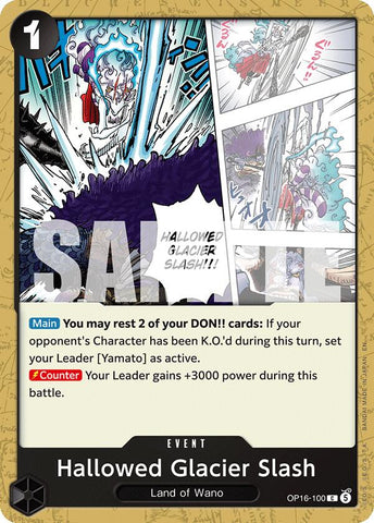Hallowed Glacier Slash [The Time of Battle]