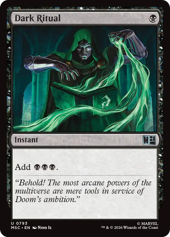 Image for Dark Ritual (793) (Commander: Marvel Super Heroes) - Magic: The Gathering