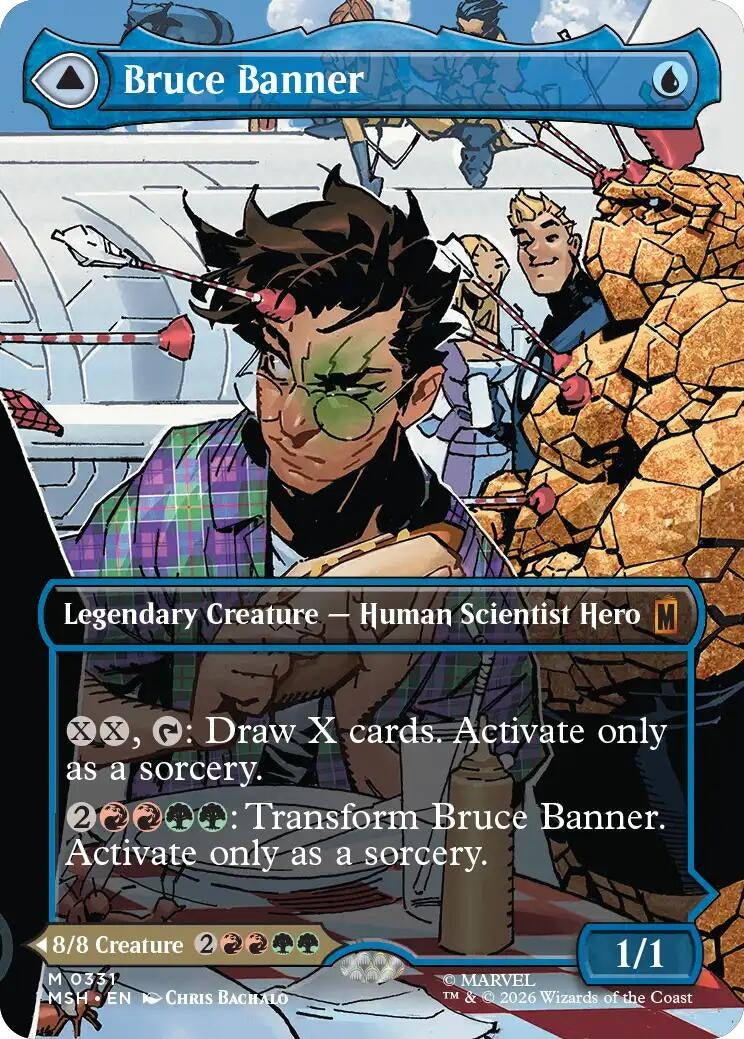 Image for Bruce Banner (Borderless) (0331) (331) (Marvel Super Heroes) - Magic: The Gathering