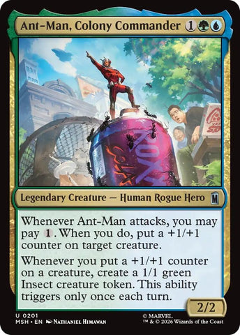 Image for Ant-Man, Colony Commander (201) (Marvel Super Heroes) - Magic: The Gathering