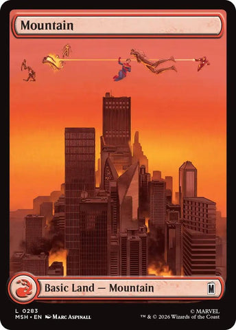 Image for Mountain (0283) (283) (Marvel Super Heroes) - Magic: The Gathering